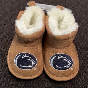 Penn State baby booties
